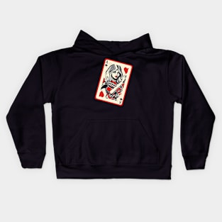 False Queen Card Kids Hoodie